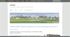Desktop Screenshot of acreor.hypotheses.org