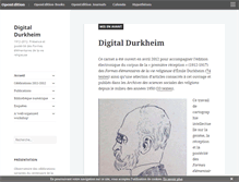 Tablet Screenshot of digitaldurkheim.hypotheses.org