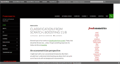 Desktop Screenshot of freakonometrics.hypotheses.org