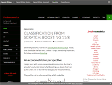 Tablet Screenshot of freakonometrics.hypotheses.org