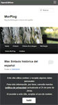 Mobile Screenshot of morflog.hypotheses.org