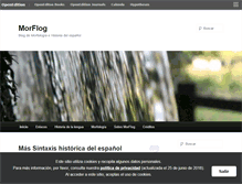 Tablet Screenshot of morflog.hypotheses.org