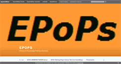 Desktop Screenshot of epops.hypotheses.org