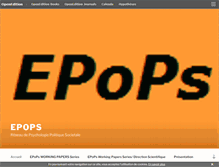 Tablet Screenshot of epops.hypotheses.org