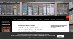 Desktop Screenshot of parlementdeparis.hypotheses.org
