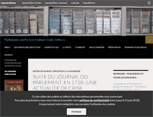 Tablet Screenshot of parlementdeparis.hypotheses.org