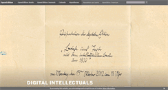 Desktop Screenshot of digitalintellectuals.hypotheses.org