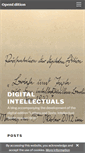 Mobile Screenshot of digitalintellectuals.hypotheses.org