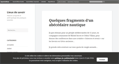 Desktop Screenshot of lieuxdesavoir.hypotheses.org