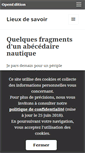 Mobile Screenshot of lieuxdesavoir.hypotheses.org