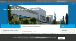 Desktop Screenshot of mmsh.hypotheses.org