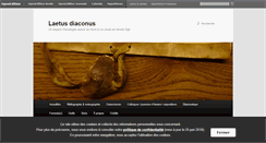 Desktop Screenshot of laetusdiaconus.hypotheses.org