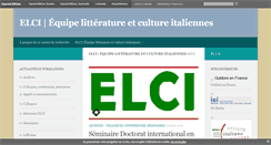 Desktop Screenshot of etudesitaliennes.hypotheses.org