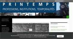 Desktop Screenshot of printemps.hypotheses.org