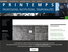 Tablet Screenshot of printemps.hypotheses.org