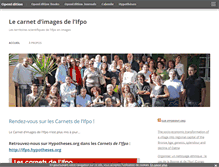Tablet Screenshot of ifpoimages.hypotheses.org