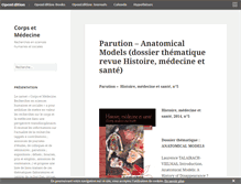 Tablet Screenshot of corpsetmedecine.hypotheses.org