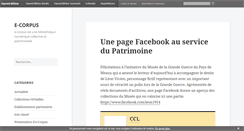 Desktop Screenshot of e-corpus.hypotheses.org