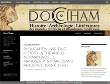 Tablet Screenshot of docciham.hypotheses.org