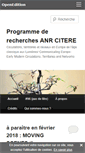 Mobile Screenshot of citere.hypotheses.org