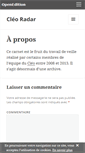 Mobile Screenshot of cleoradar.hypotheses.org