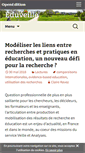 Mobile Screenshot of eduveille.hypotheses.org