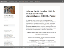 Tablet Screenshot of eschatologies.hypotheses.org