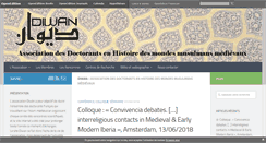 Desktop Screenshot of diwan.hypotheses.org