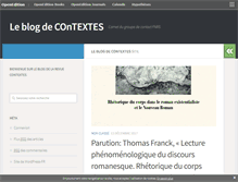 Tablet Screenshot of contextes.hypotheses.org