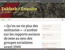 Tablet Screenshot of enklask.hypotheses.org